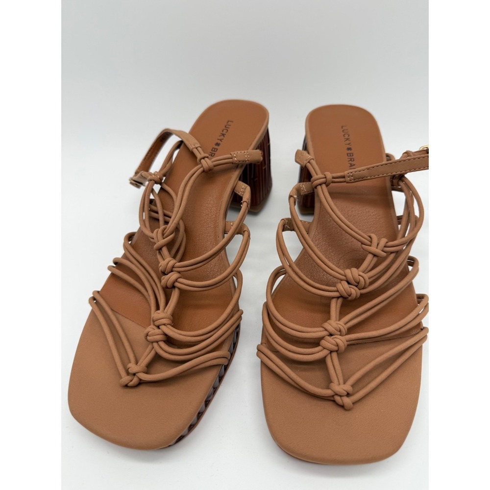 Lucky Brand Women's Bassie Strappy High Heel SZ 9 S1374